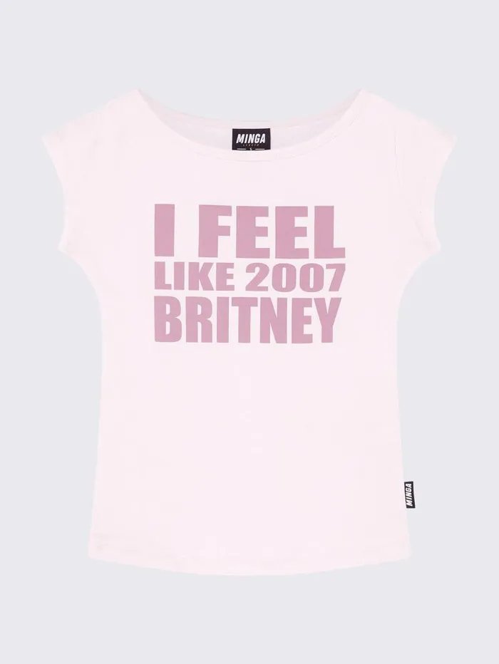 2007 Britney Pink Tshirt Women Minga London Tops and TShirts 2007 Britney Pink Tshirt Women Minga London Tops and TShirts