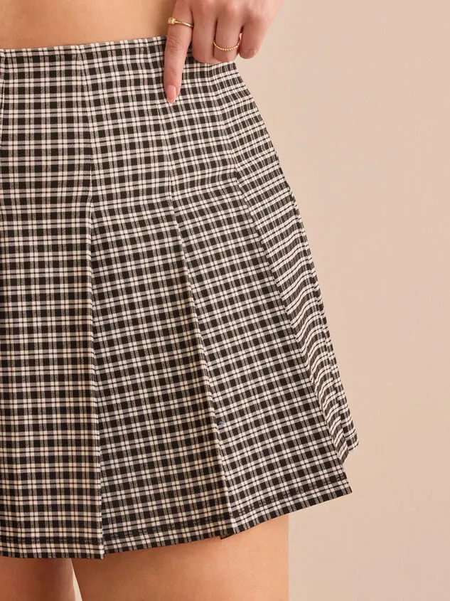 Agnes Plaid Skort Blackwhite Women Altar039d State Bottoms Agnes Plaid Skort Blackwhite Women Altar039d State Bottoms