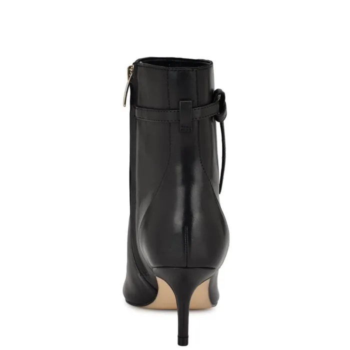 Ansell Dress Ankle Booties Black Leather Women Nine West Boots and Booties Ansell Dress Ankle Booties Black Leather Women Nine West Boots and Booties