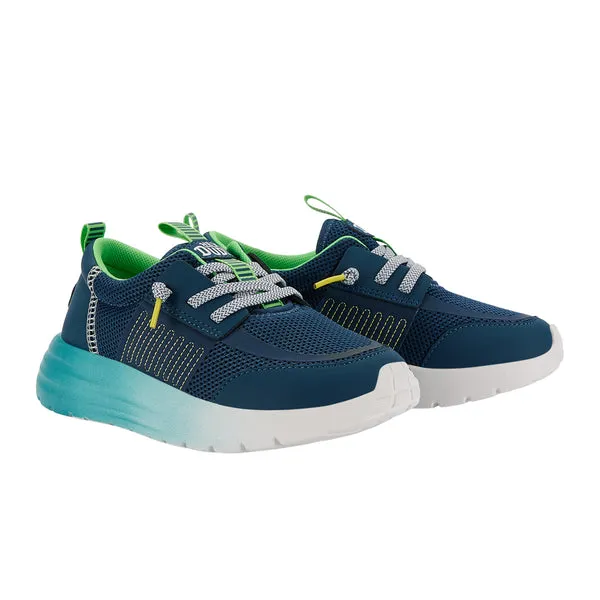 Apparel heydude Sirocco Play Youth Sport Block NavyLight Blue Sneakers