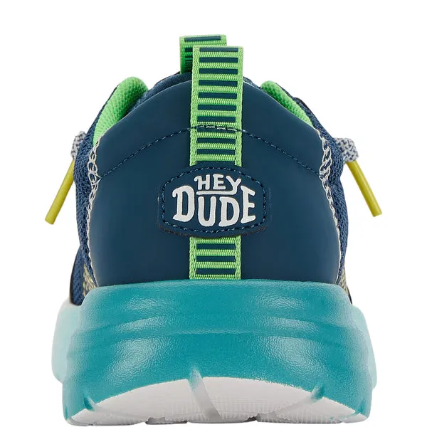 Apparel heydude Sirocco Play Youth Sport Block NavyLight Blue Sneakers