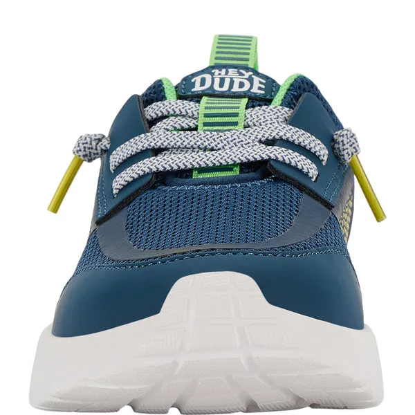 Apparel heydude Sirocco Play Youth Sport Block NavyLight Blue Sneakers