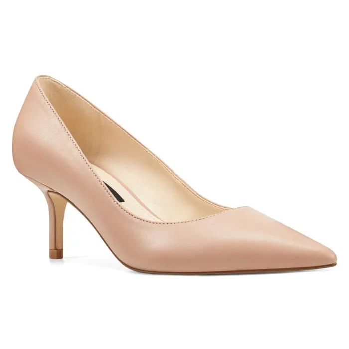 Arlene Pointy Toe Pumps Blush Leather Women Nine West Heels Arlene Pointy Toe Pumps Blush Leather Women Nine West Heels