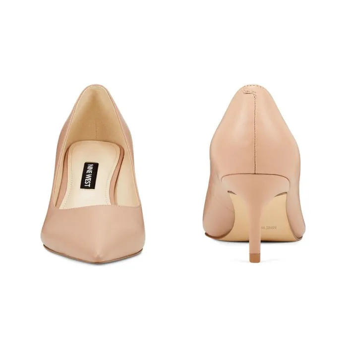 Arlene Pointy Toe Pumps Blush Leather Women Nine West Heels Arlene Pointy Toe Pumps Blush Leather Women Nine West Heels