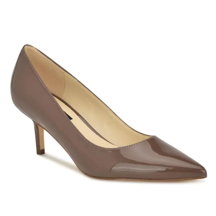 Arlene Pointy Toe Pumps Maple Patent Women Nine West Heels Arlene Pointy Toe Pumps Maple Patent Women Nine West Heels