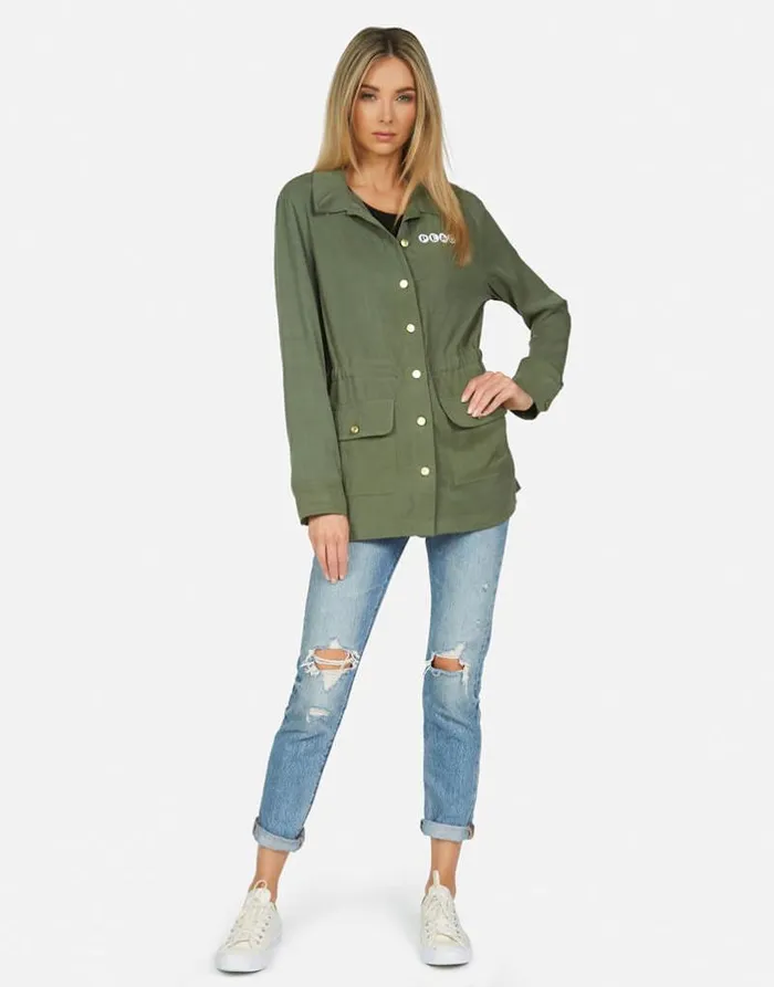 Ashanti Bracelet Lip Military Women Lauren Moshi Jackets