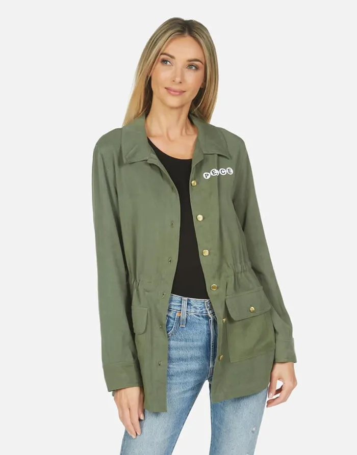 Ashanti Bracelet Lip Military Women Lauren Moshi Jackets