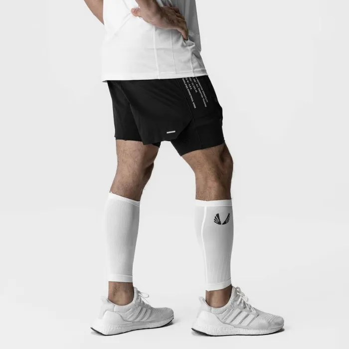 ASRV Gloves and Sleeves Men BodyMapped Calf Sleeve White