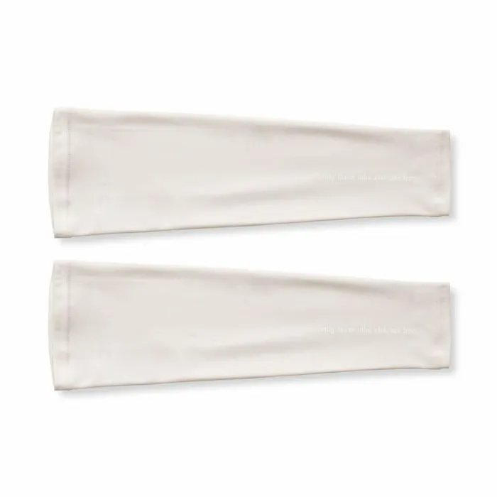 ASRV Gloves and Sleeves Men WarpFlexx Arm Sleeve Pack Of 2 Bone White