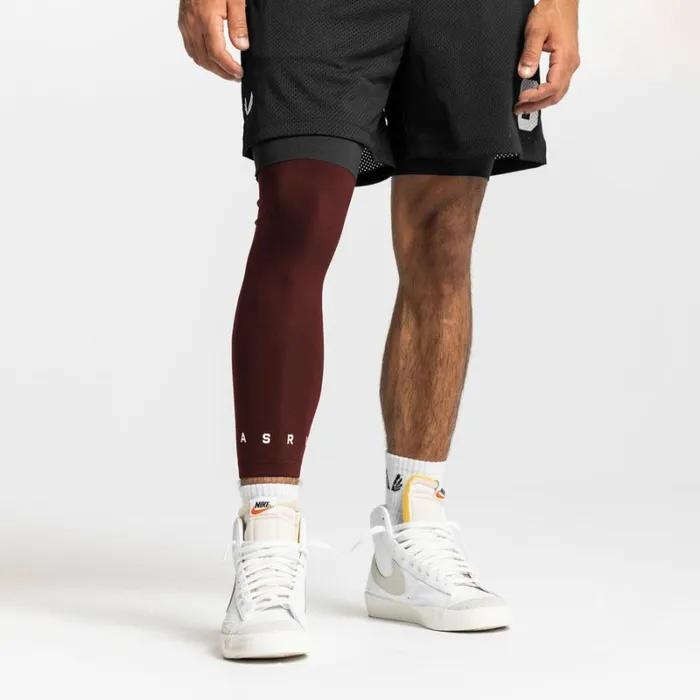 ASRV Gloves and Sleeves Men WarpFlexx Leg Sleeve Crimson Red