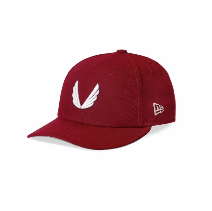ASRV Hats and Headwear Men New Era 59Fifty Low Profile Hat Crimson Redwhite wings