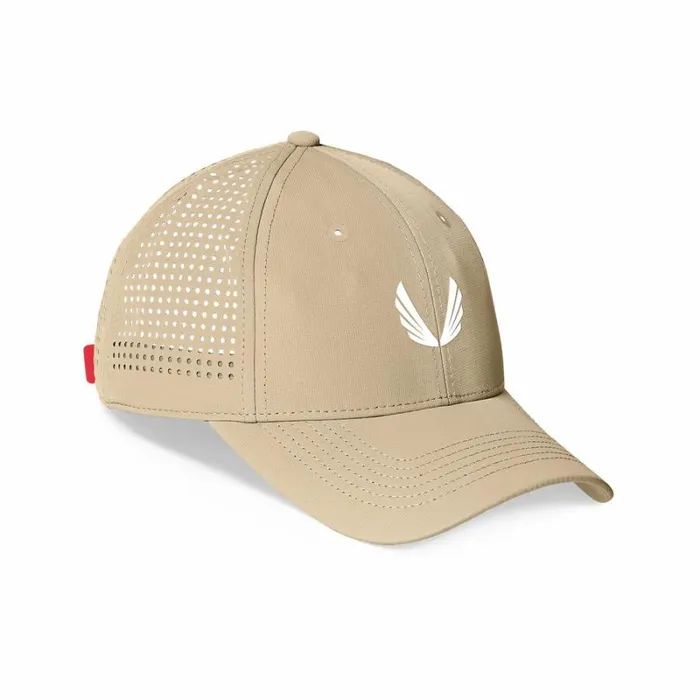 ASRV Hats and Headwear Men Performance Sport Cap Khakiwhite 034wings034