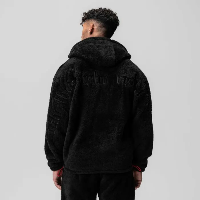ASRV Hoodies and Sweatshirts Men Sherpa Recovery Full Zip Hoodie Blackblack