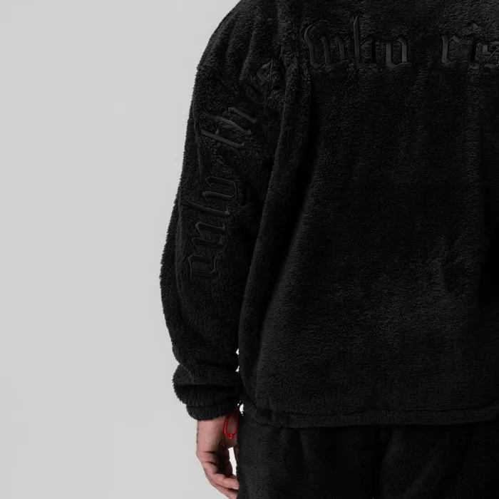 ASRV Hoodies and Sweatshirts Men Sherpa Recovery Full Zip Hoodie Blackblack