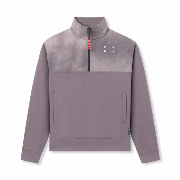 ASRV Hoodies and Sweatshirts Men TechTerry Paneled Quarter Zip Moonscape 034wave Dye034 ASRV Hoodies and Sweatshirts Men TechTerry Paneled Quarter Zip Moonscape 034wave Dye034