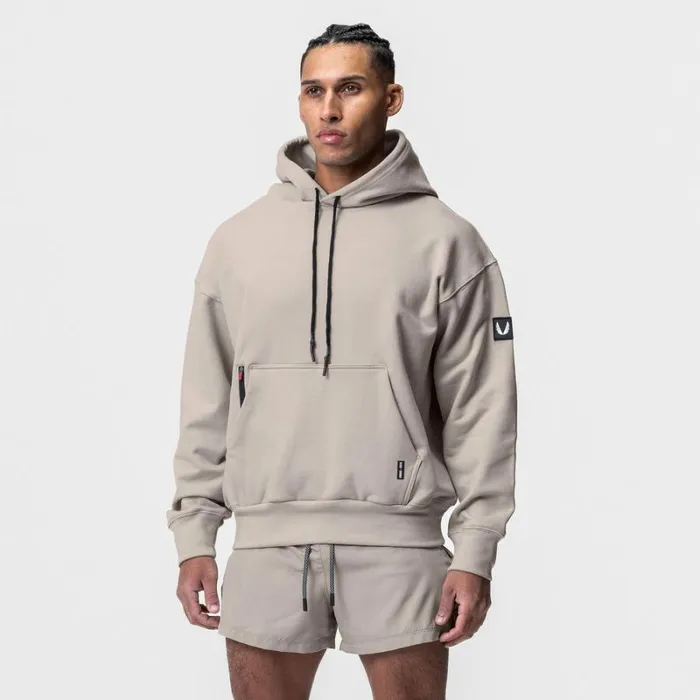 ASRV Hoodies and Sweatshirts Men TechTerry Weatherproof Hoodie Chai