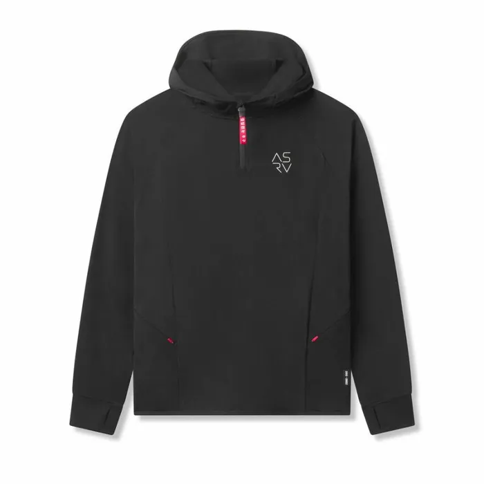 ASRV Hoodies and Sweatshirts Men Thermal Training Hoodie Black 034cyber034