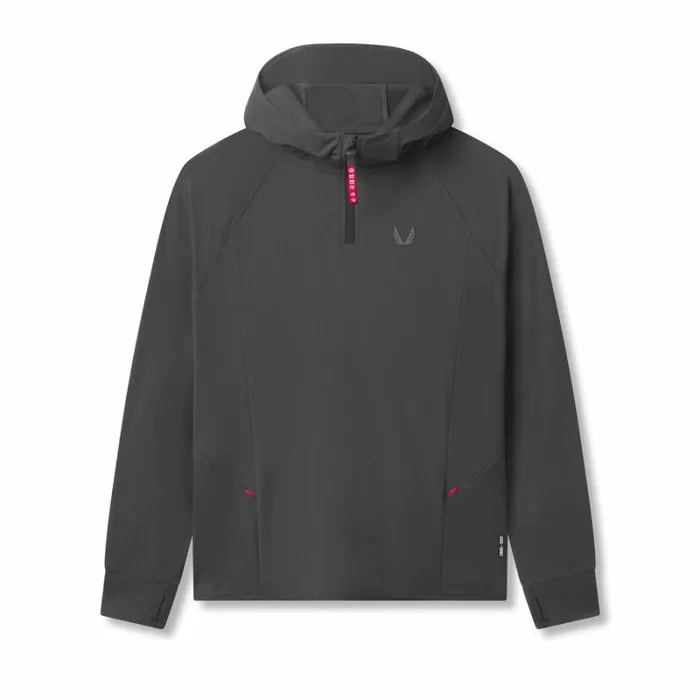 ASRV Hoodies and Sweatshirts Men Thermal Training Hoodie Space Grey