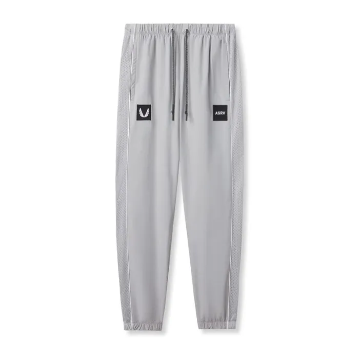 ASRV Joggers and Pants Men Ripstop Oversized Track Pant Slate Grey 034patch034