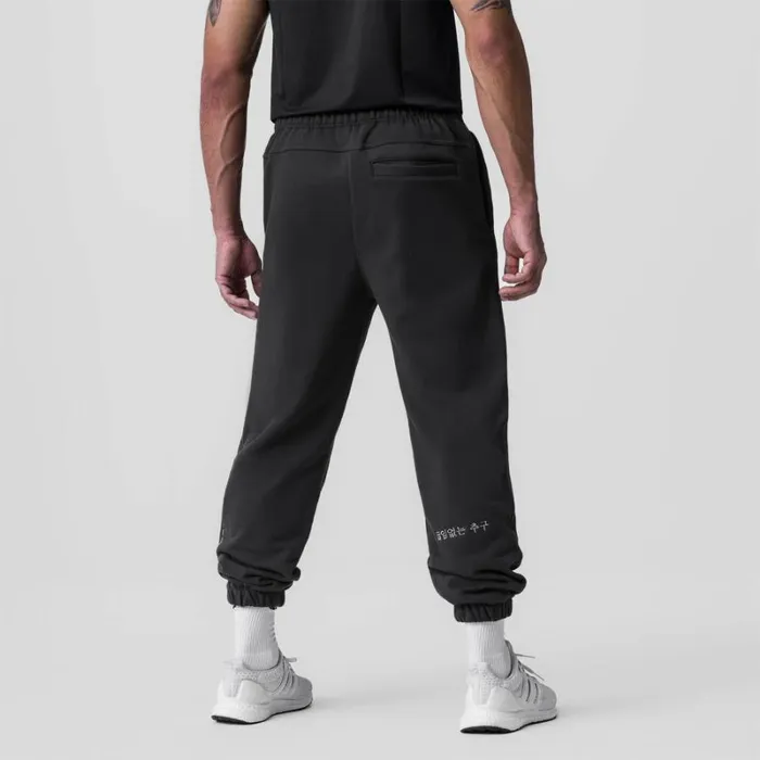 ASRV Joggers and Pants Men TechTerry Oversized Sweats Dusk Black
