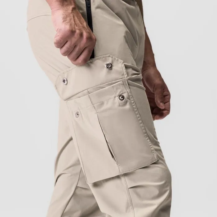 ASRV Joggers and Pants Men TetraLite Cargo High Rib Jogger Beige