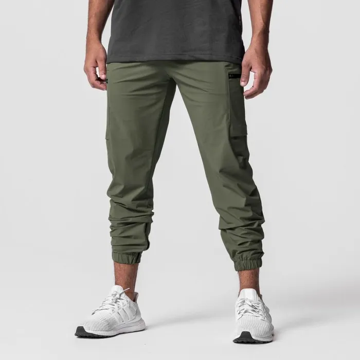 ASRV Joggers and Pants Men TetraLite Standard Zip Jogger Olive