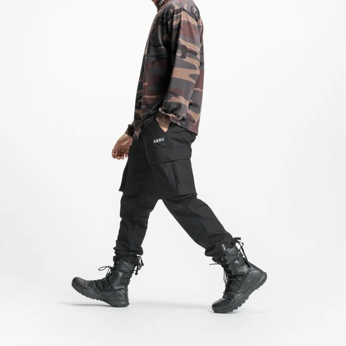 ASRV Joggers and Pants Men WeatherReady Technical Cargo Pant Black