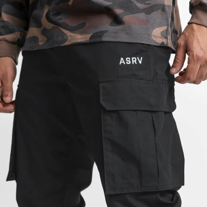 ASRV Joggers and Pants Men WeatherReady Technical Cargo Pant Black