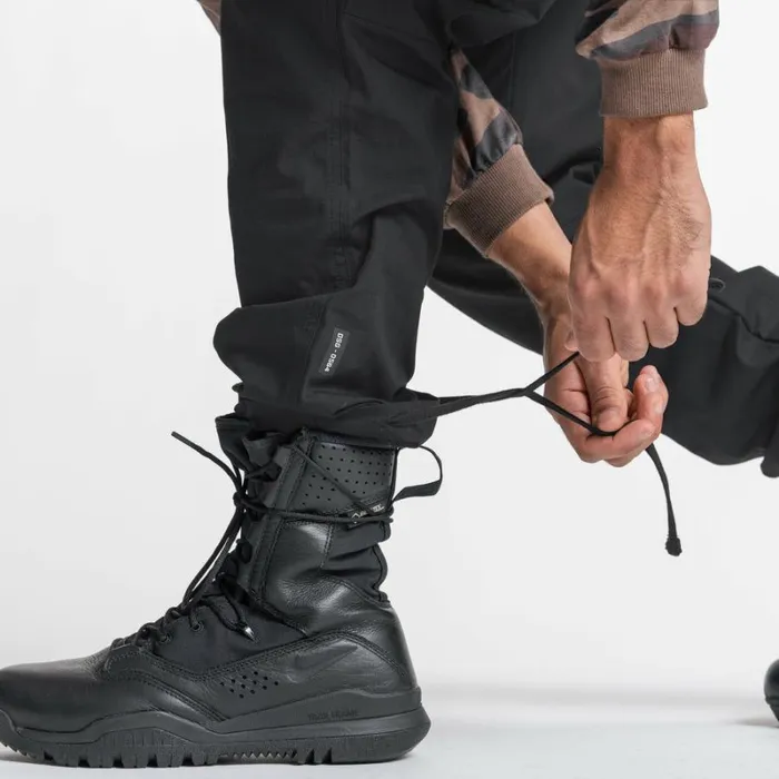 ASRV Joggers and Pants Men WeatherReady Technical Cargo Pant Black