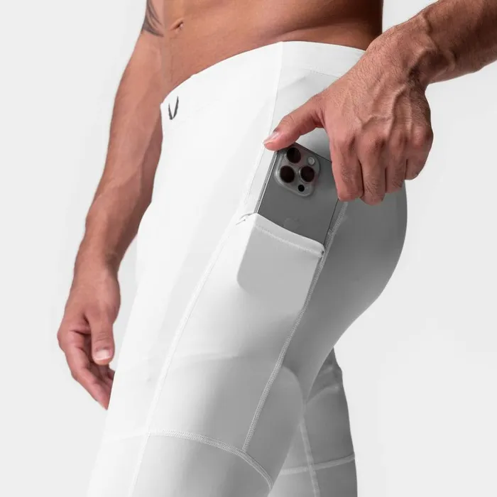ASRV Leggings Men WarpFlexxLite 34Length Legging White