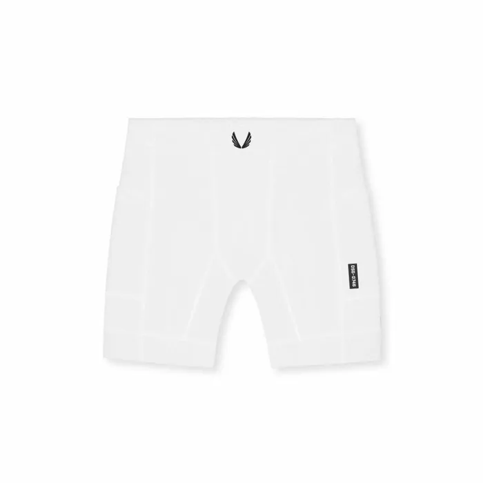ASRV Leggings Men WarpFlexx Side Pocket 12Length Legging White