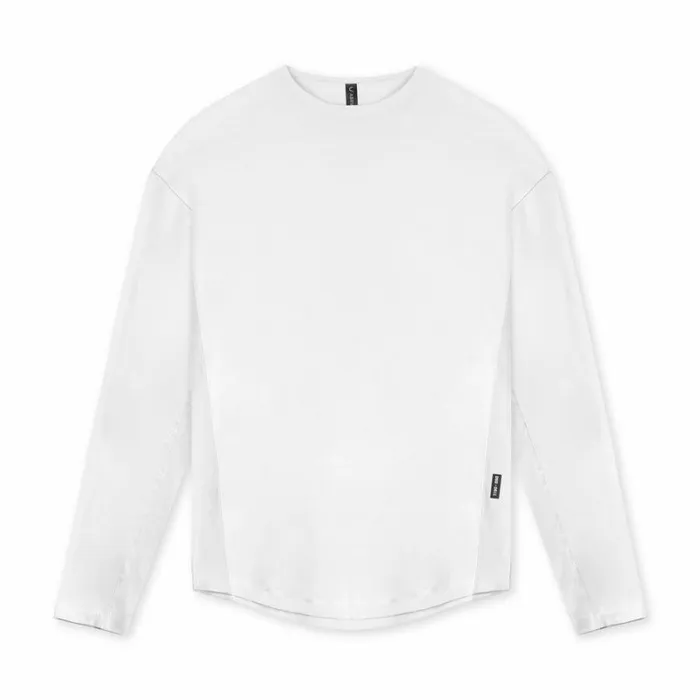 ASRV Long Sleeves Men CottonPlus Vented Long Sleeve White