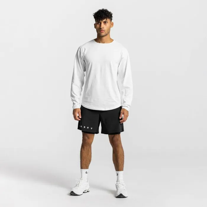 ASRV Long Sleeves Men CottonPlus Vented Long Sleeve White