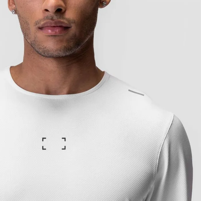 ASRV Long Sleeves Men NanoMesh Training Long Sleeve White 034space Bracket034 ASRV Long Sleeves Men NanoMesh Training Long Sleeve White 034space Bracket034
