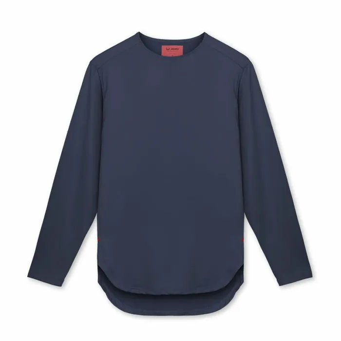 ASRV Long Sleeves Men SilverLite 20 Extended Long Sleeve Navy