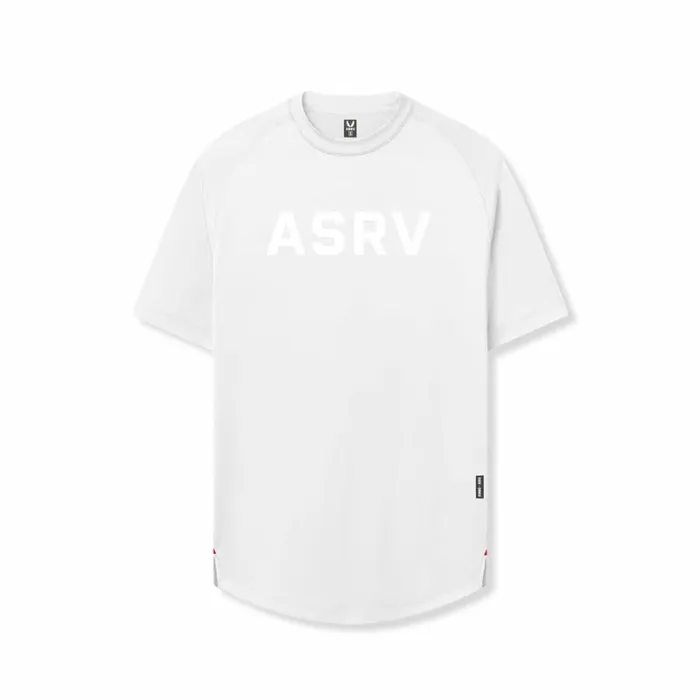 ASRV Short Sleeves Men AeroSilver Established Tee White 034asrv034