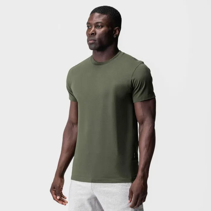 ASRV Short Sleeves Men Supima Essential Tee Olive