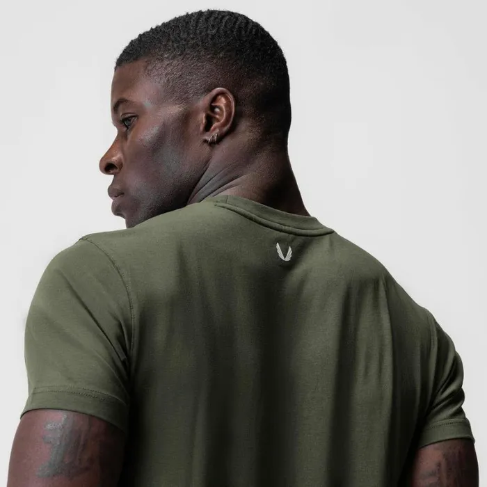 ASRV Short Sleeves Men Supima Essential Tee Olive