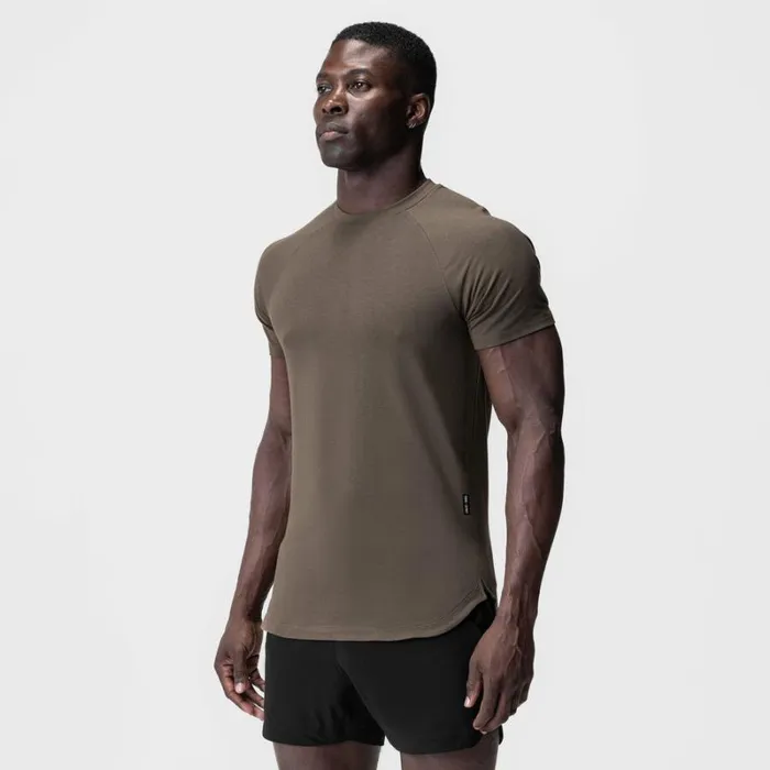 ASRV Short Sleeves Men Supima Established Tee Deep Taupe