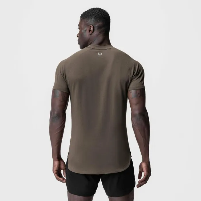 ASRV Short Sleeves Men Supima Established Tee Deep Taupe