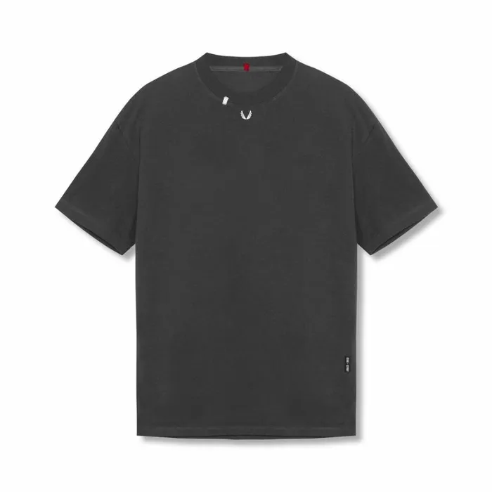 ASRV Short Sleeves Men Tech Essential Relaxed Tee Space Greywhite 034otwr034 ASRV Short Sleeves Men Tech Essential Relaxed Tee Space Greywhite 034otwr034
