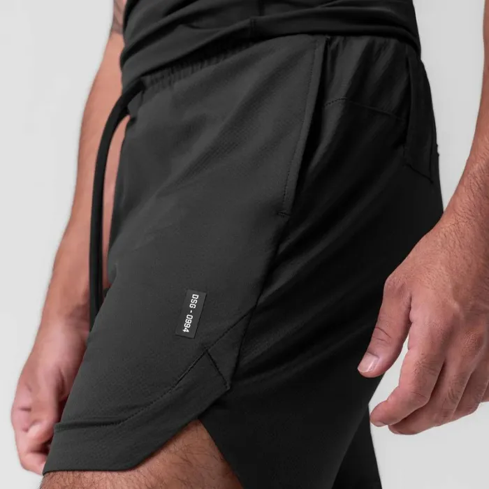 ASRV Shorts Men AeroSilver 7034 Linerless Short Black
