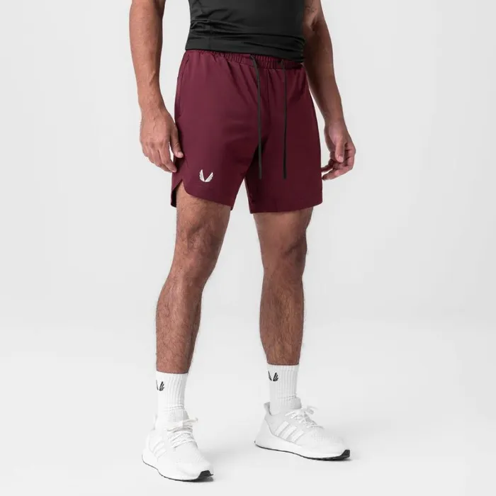 ASRV Shorts Men AeroSilver 7034 Linerless Short Crimson Red