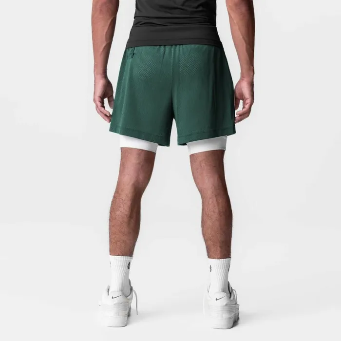 ASRV Shorts Men IonMesh 5034 Liner Short Forest Green