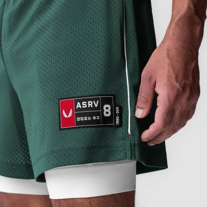 ASRV Shorts Men IonMesh 5034 Liner Short Forest Green