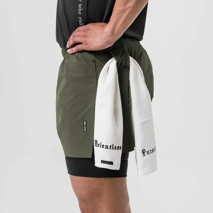ASRV Shorts Men Ripstop 3034 High Split Liner Short Oliveblack