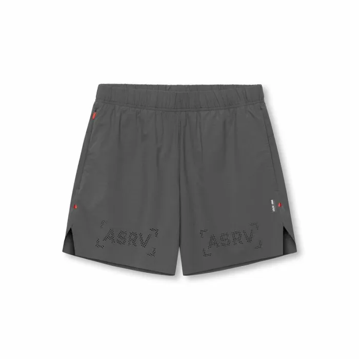 ASRV Shorts Men Ripstop 6034 Perforated Short Space Grey