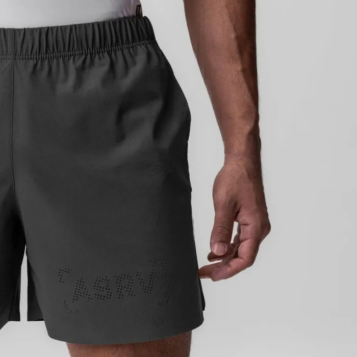 ASRV Shorts Men Ripstop 6034 Perforated Short Space Grey