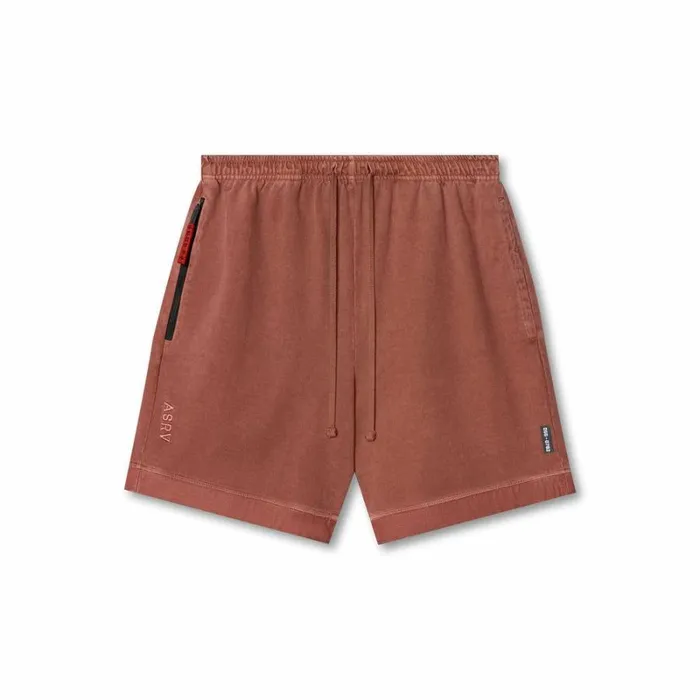 ASRV Shorts Men Tech Essential Sweat Short Faded Brick