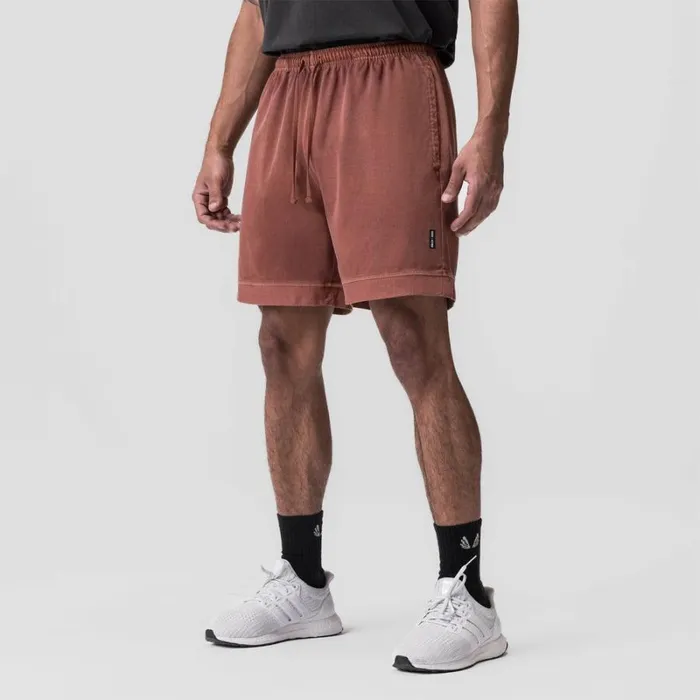 ASRV Shorts Men Tech Essential Sweat Short Faded Brick